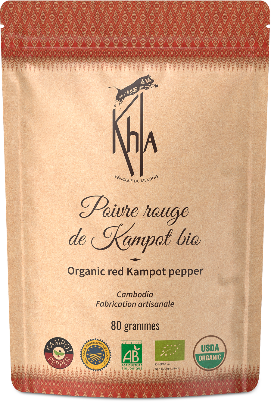 Khla organic red Kampot pepper
