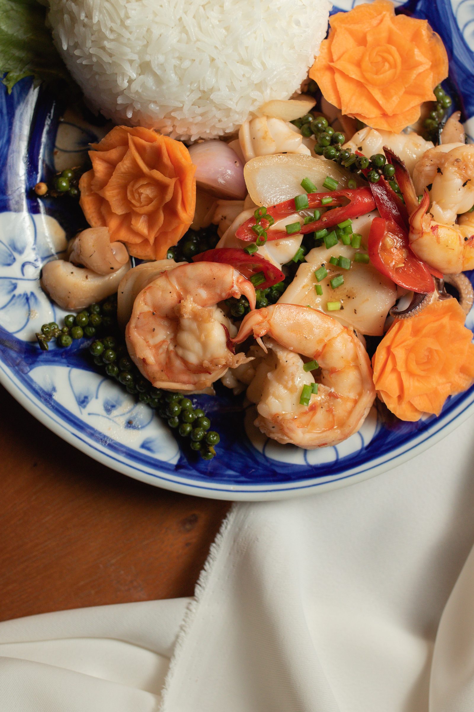 Dish at Khla Lodge restaurant
